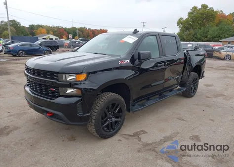 2021 Chevrolet Silverado 1500 4Wd Short Bed Custom Trail Boss из США, поврежденный, VIN 1GCPYCEF2MZ447906
